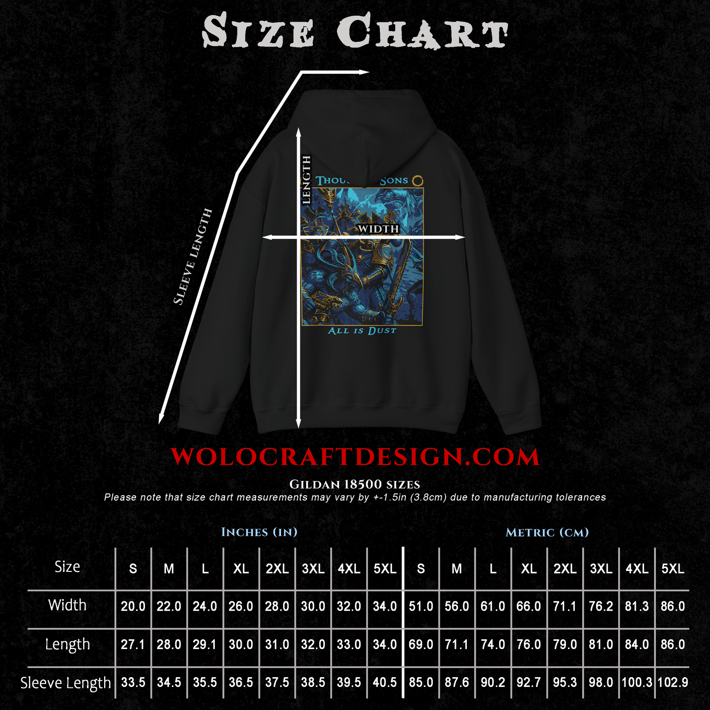 Thousand Sons - All is Dust | Hoodie