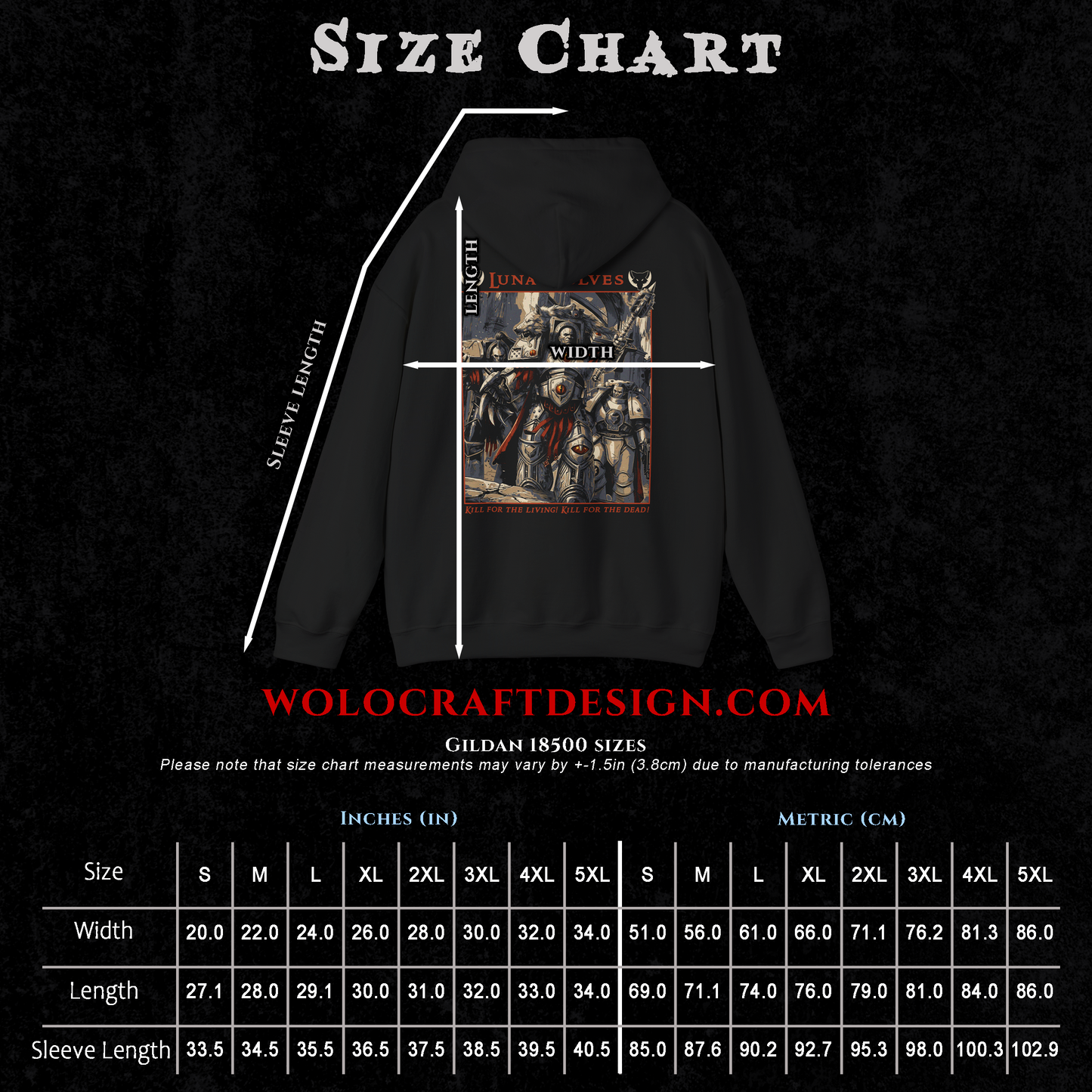 Luna Wolves - Warhammer 40k | Hoodie
