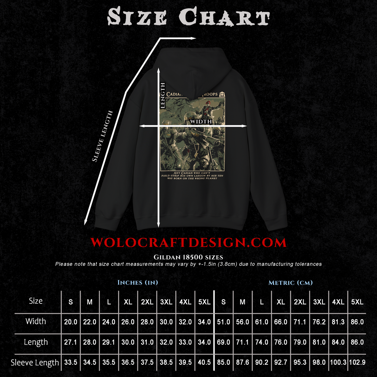 Cadian Shock Troops - Astra Militarum | Hoodie