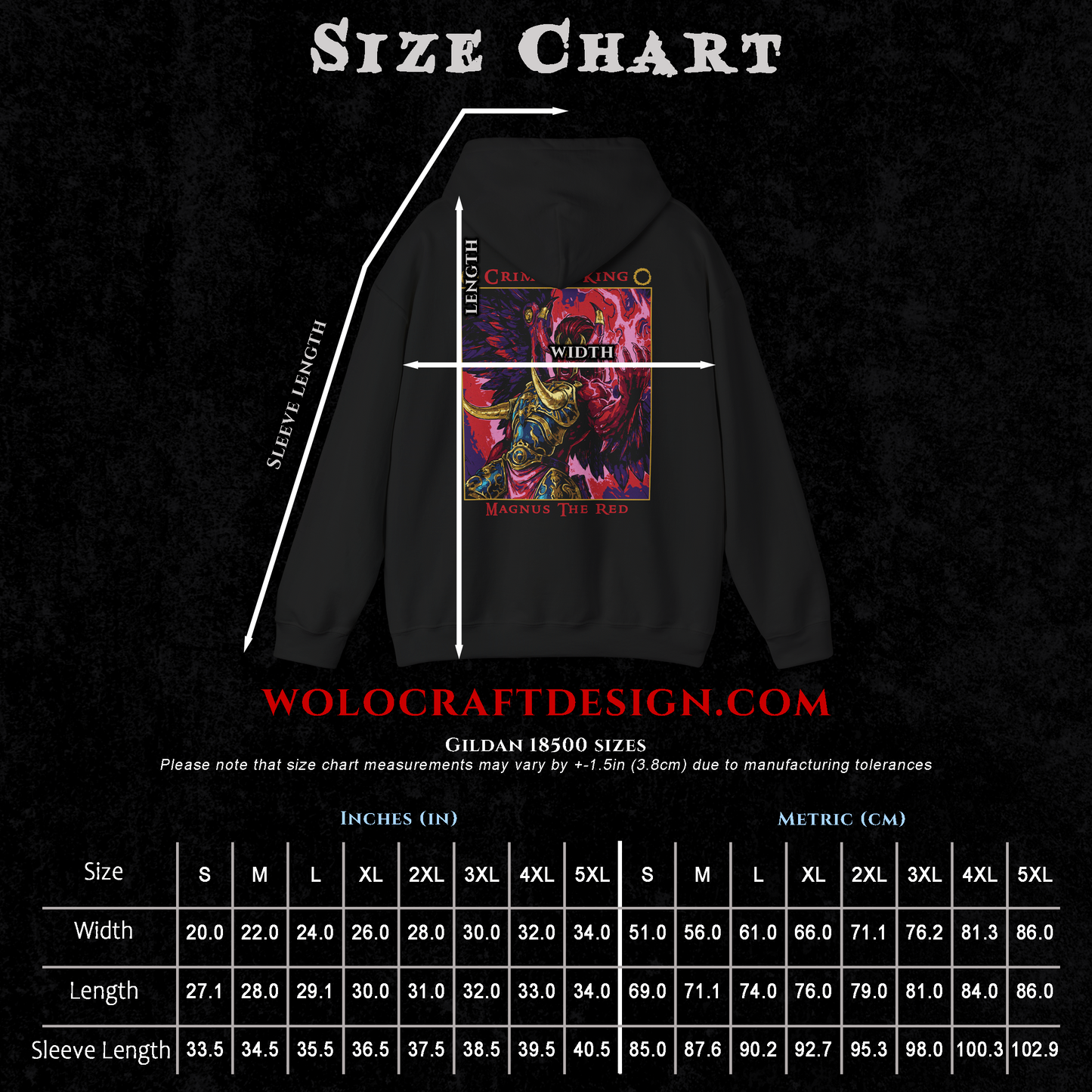 Magnus The Red - Crimson King | Hoodie