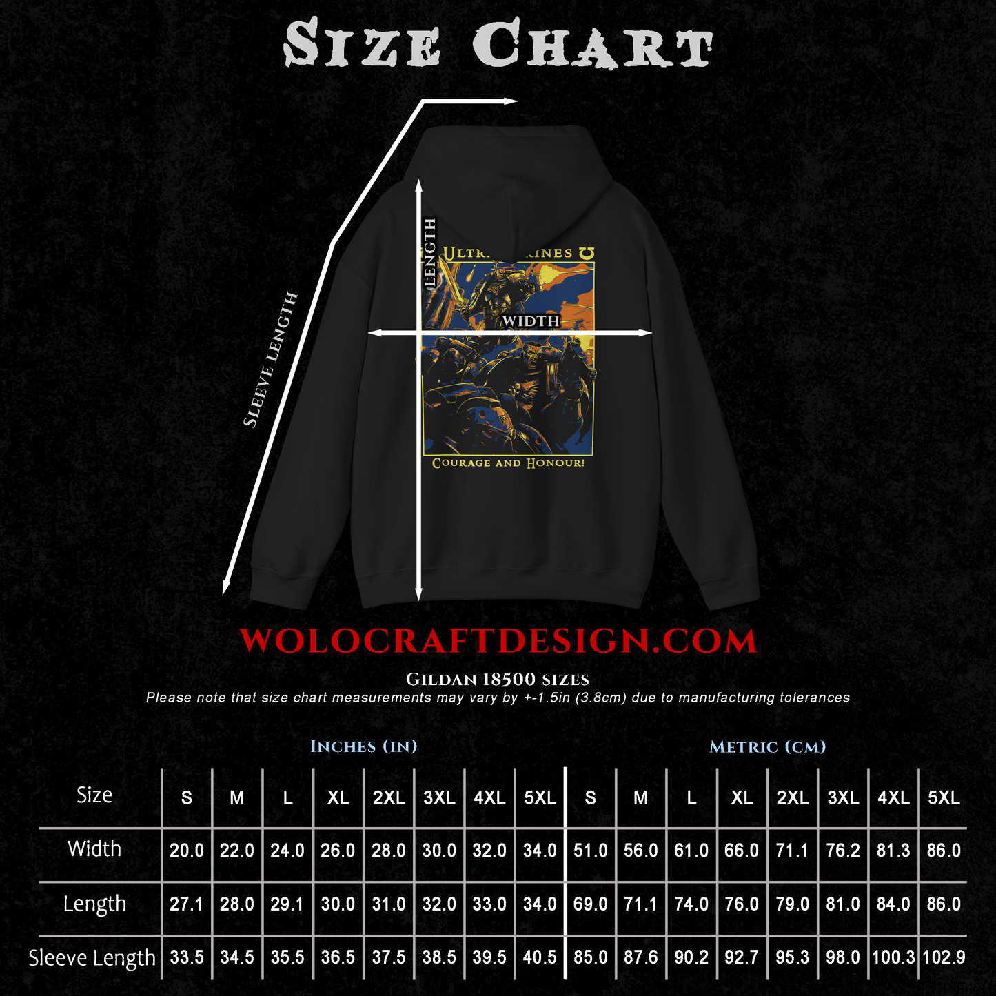Ultramarines - Courage And Honour | Hoodie