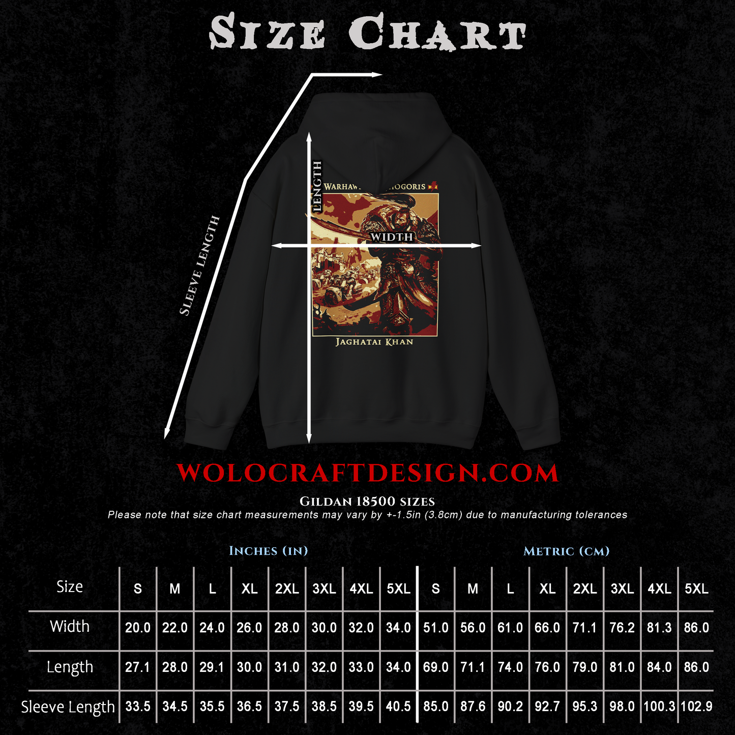 Jaghatai Khan - Warhawk of Chogoris | Hoodie