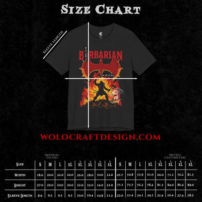 "Barbarian" D&D T-Shirt