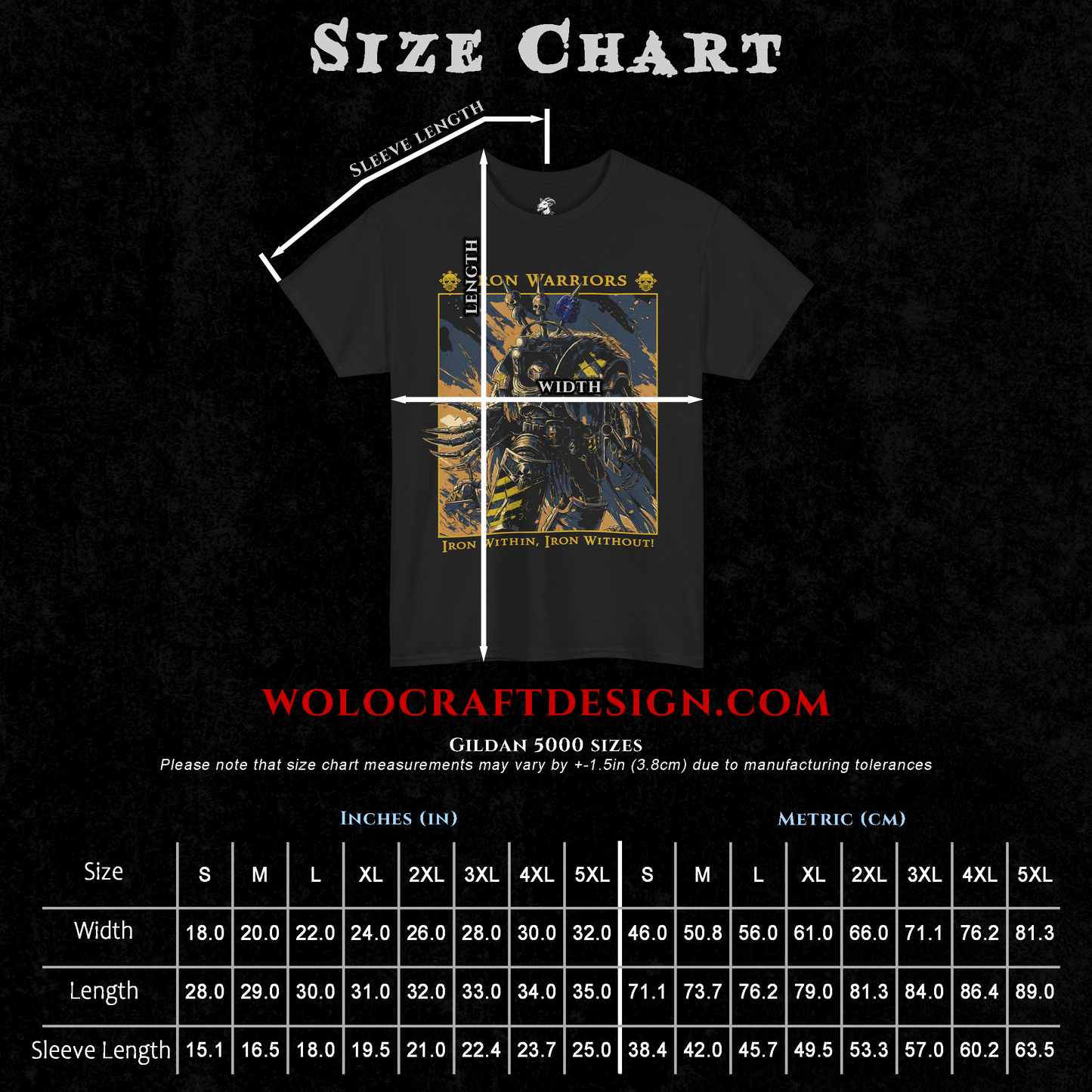 Iron Within, Iron Without | Back Print T-Shirt