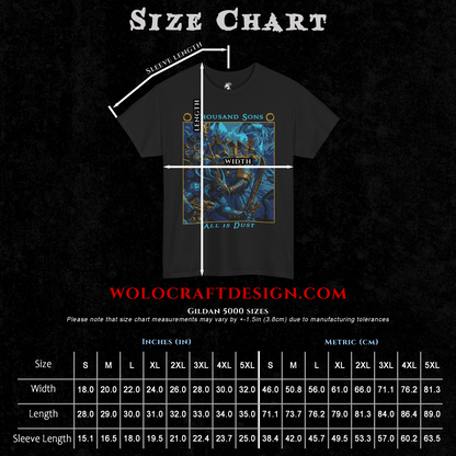Thousand Sons - All is Dust | Back Print T-Shirt