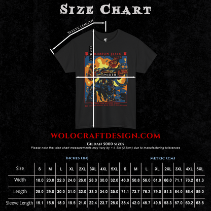 Crimson Fists - Warhammer 40k | Back Print T-Shirt