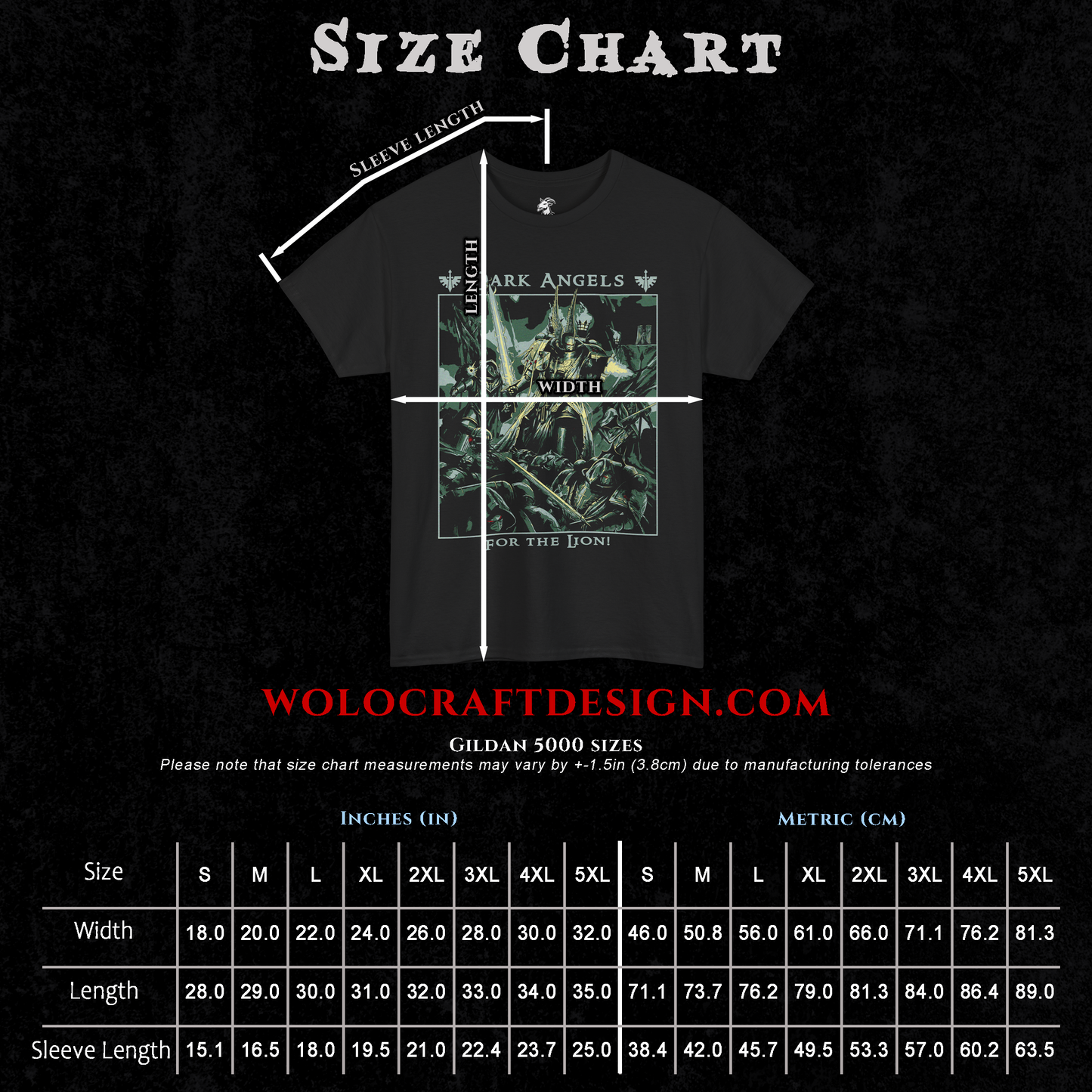 Dark Angels - For The Lion | T-Shirt