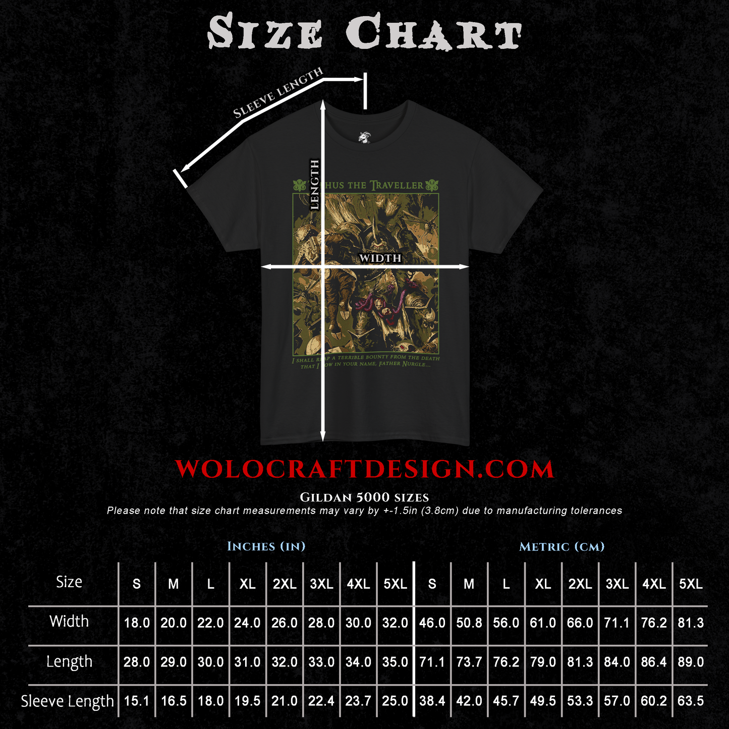 Typhus The Traveller - Death Guard | Back Print T-Shirt