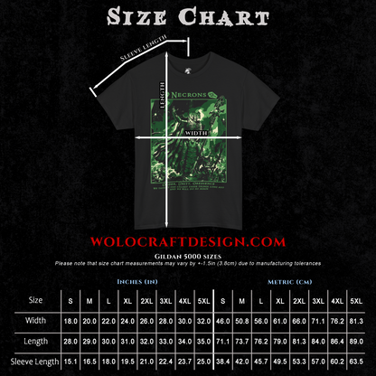 Necrons - Warhammer40k | Back Print T-Shirt