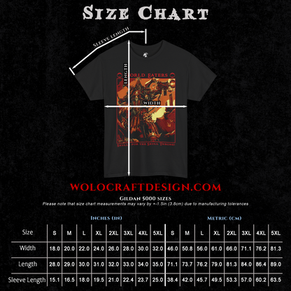World Eaters - Skull Throne | Back Print T-Shirt