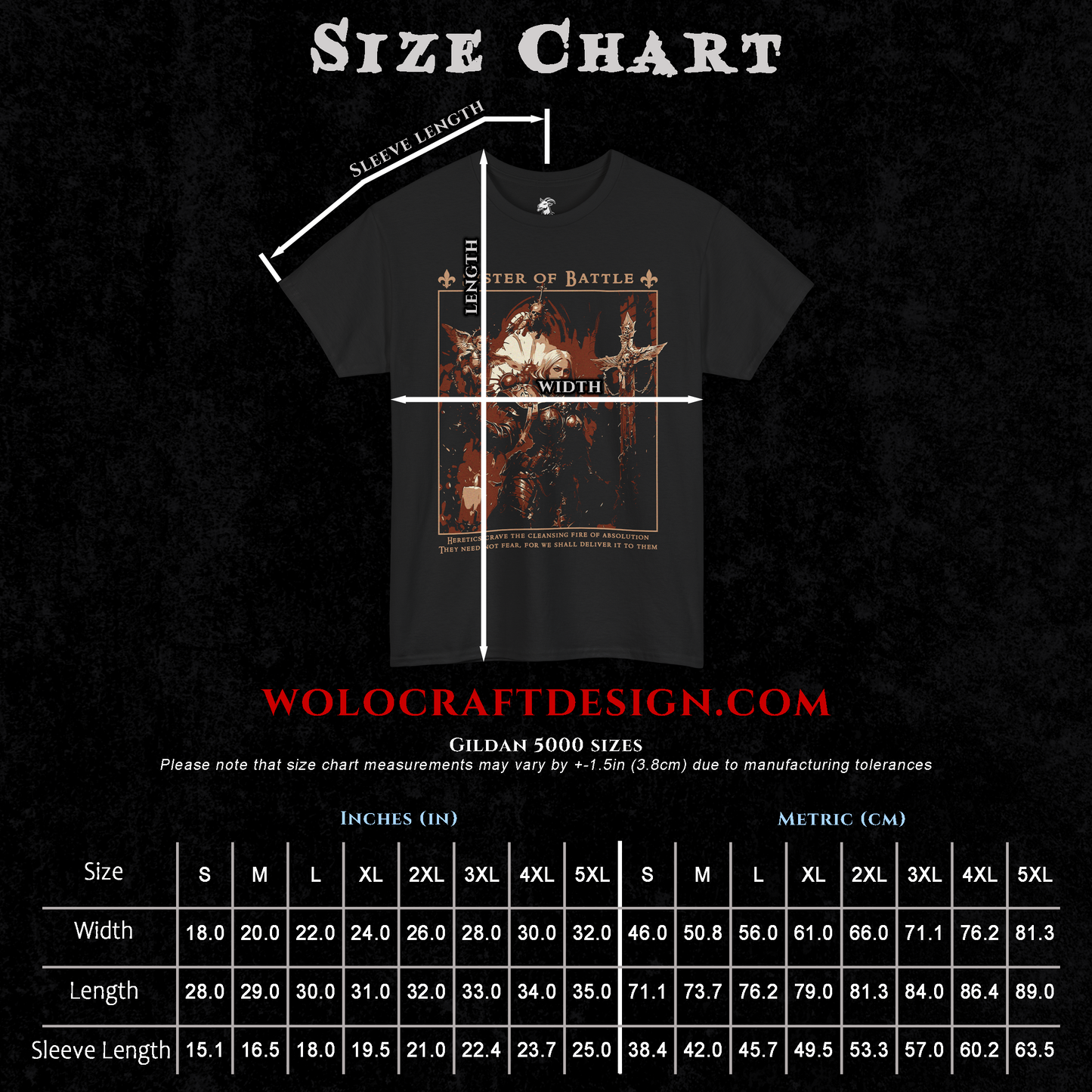 Sister Of Battle - Adepta Sororitas | Back Print T-Shirt