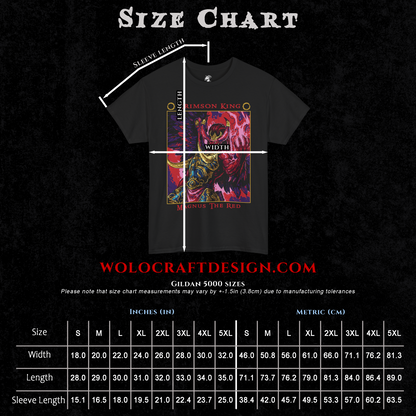 Magnus The Red - Crimson King | Back Print T-Shirt