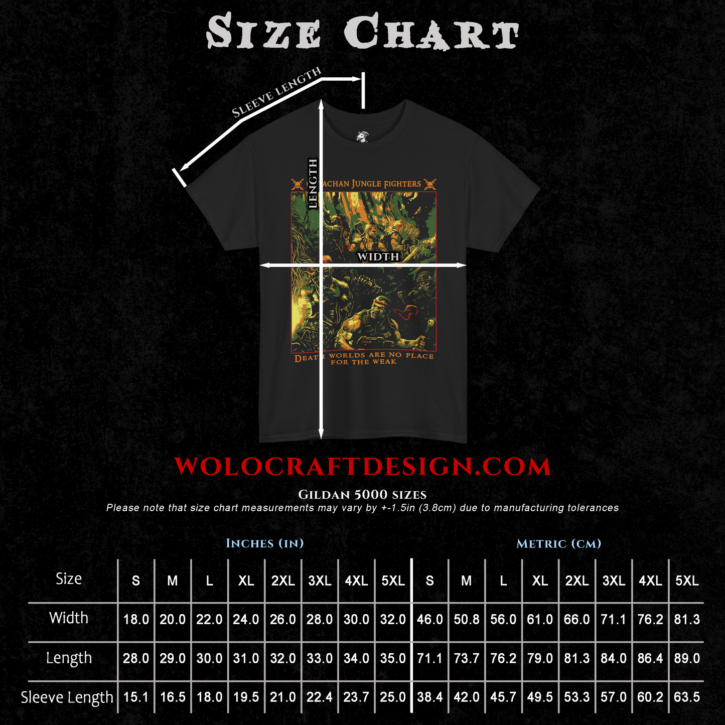 Catachan Jungle Fighters | Back Print T-Shirt