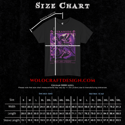 Tyranids - Warhammer40k | Back Print T-Shirt