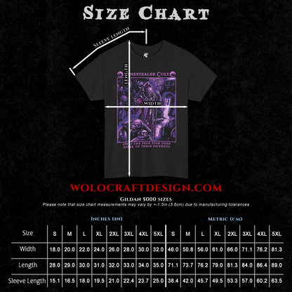 Genestealer Cult - True Star Gods | Back Print T-Shirt