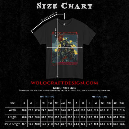 Skyrar's Dark Wolves | Back Print T-Shirt