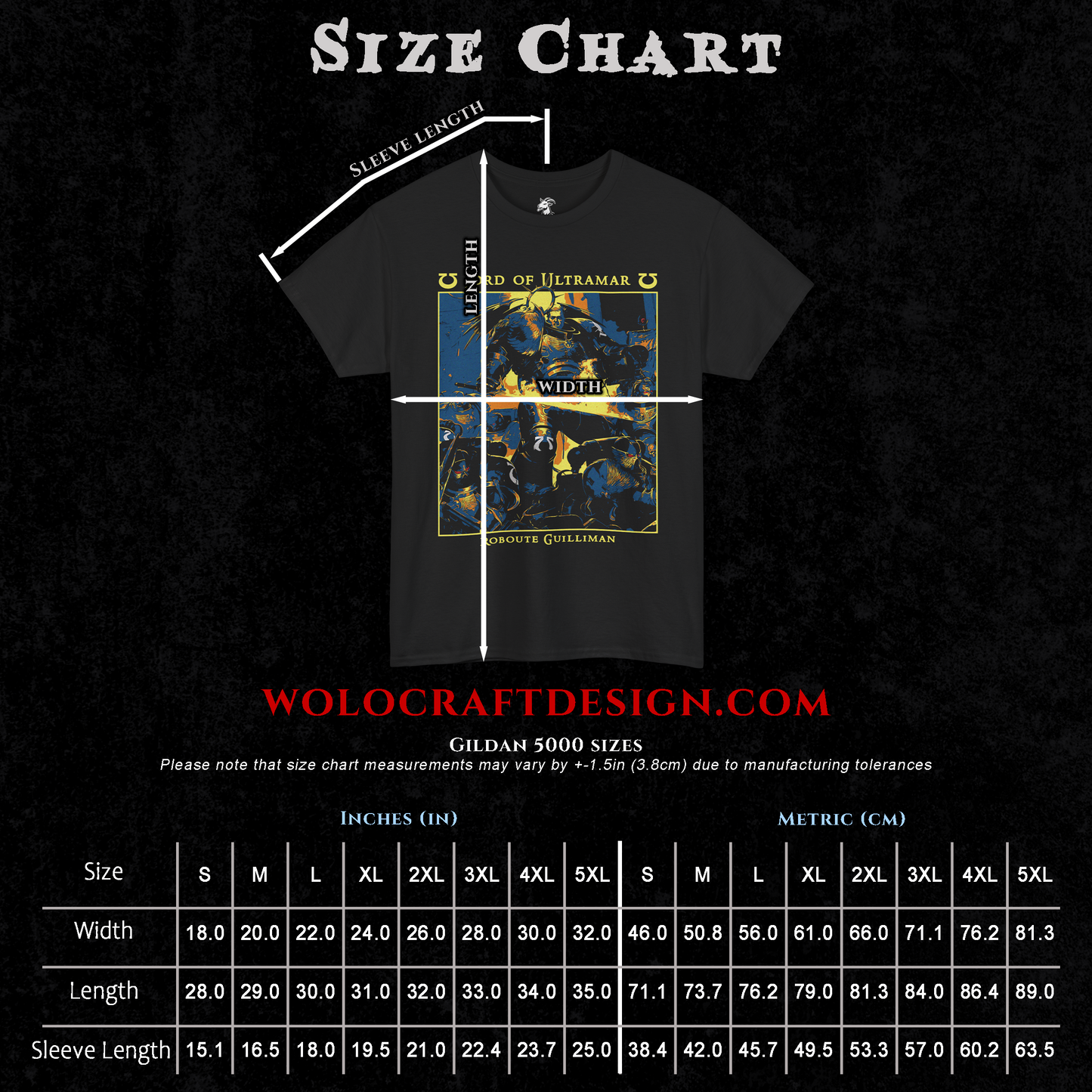 Roboute Guilliman - Lord of Ultramar | Back Print T-Shirt