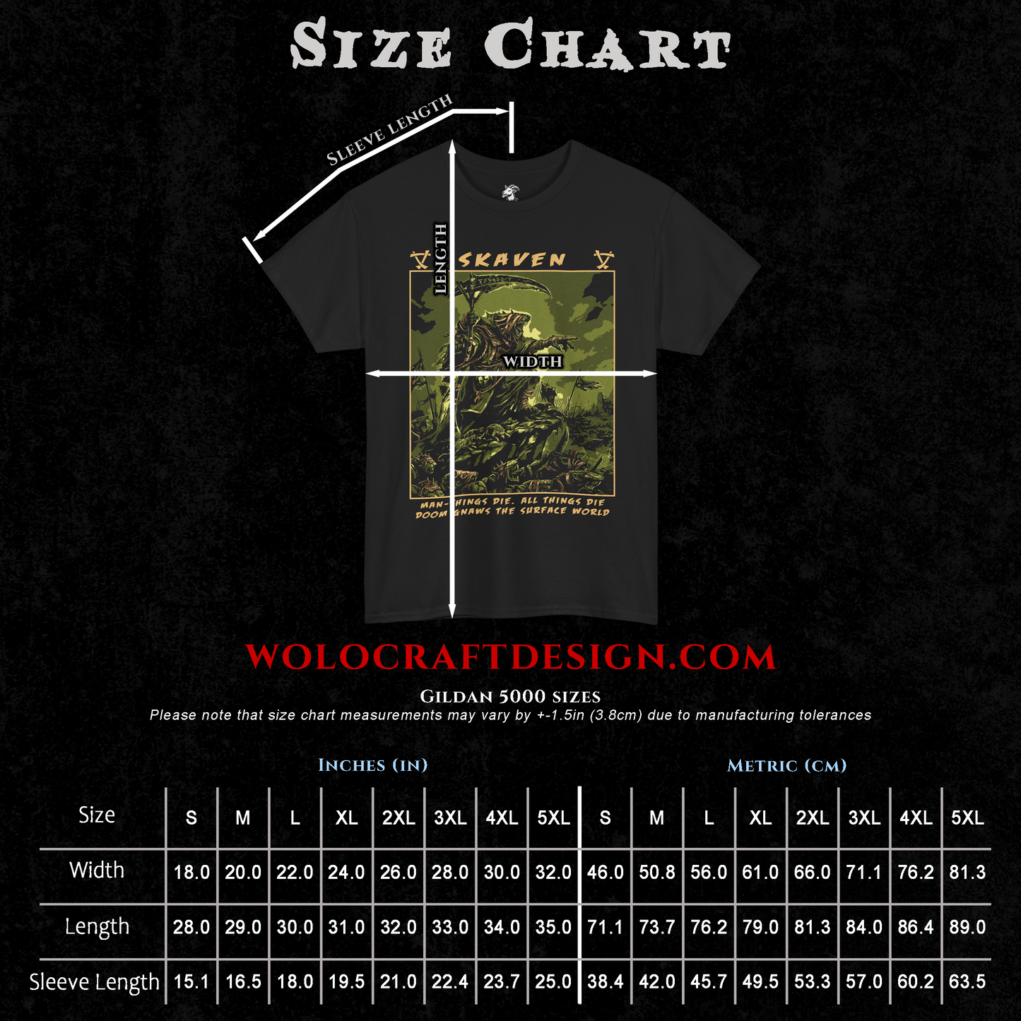 Skaven - Warhammer Fantasy | Back Print T-Shirt