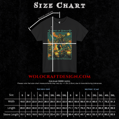 Sons of Horus - Horus Heresy | Back Print T-Shirt