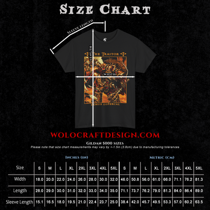 Horus Lupercal - The Traitor | Back Print T-Shirt