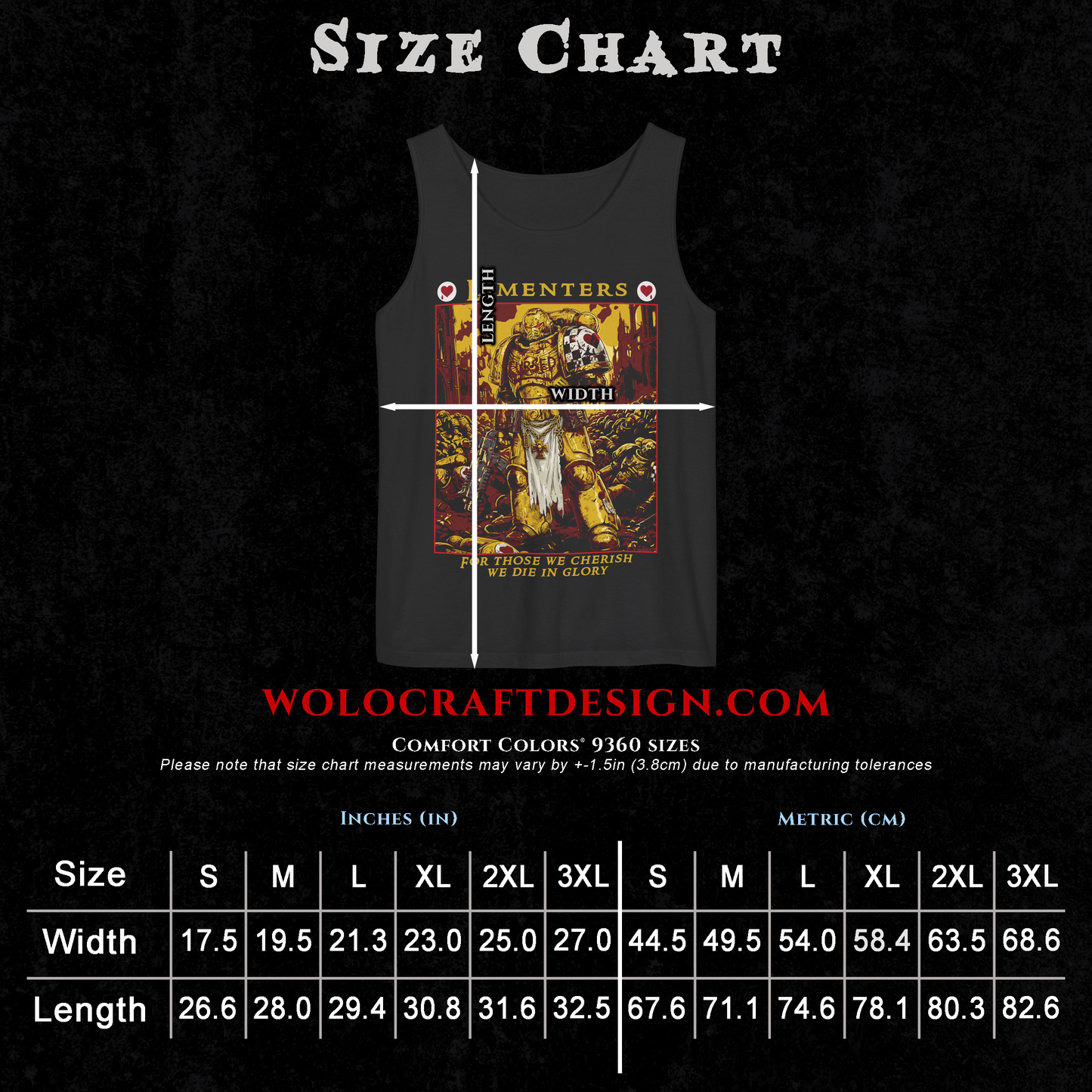 Lamenters - We Die In Glory | Tank Top