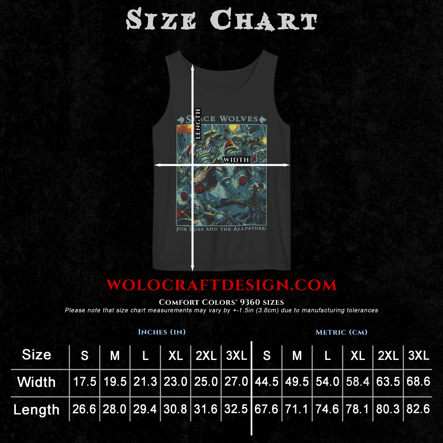 Space Wolves - For Russ | Tank Top