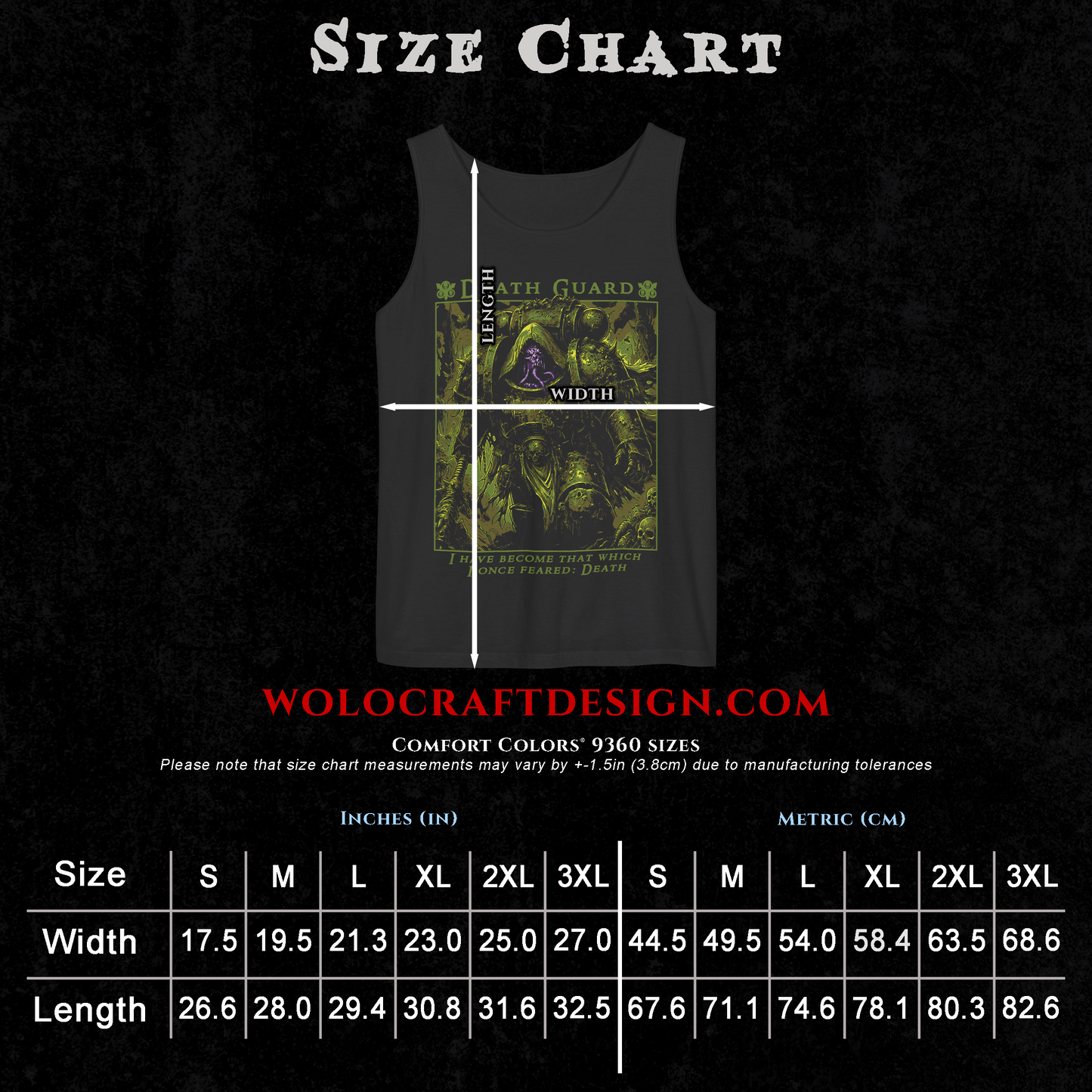 Death Guard - I Once Feared: Death | Tank Top