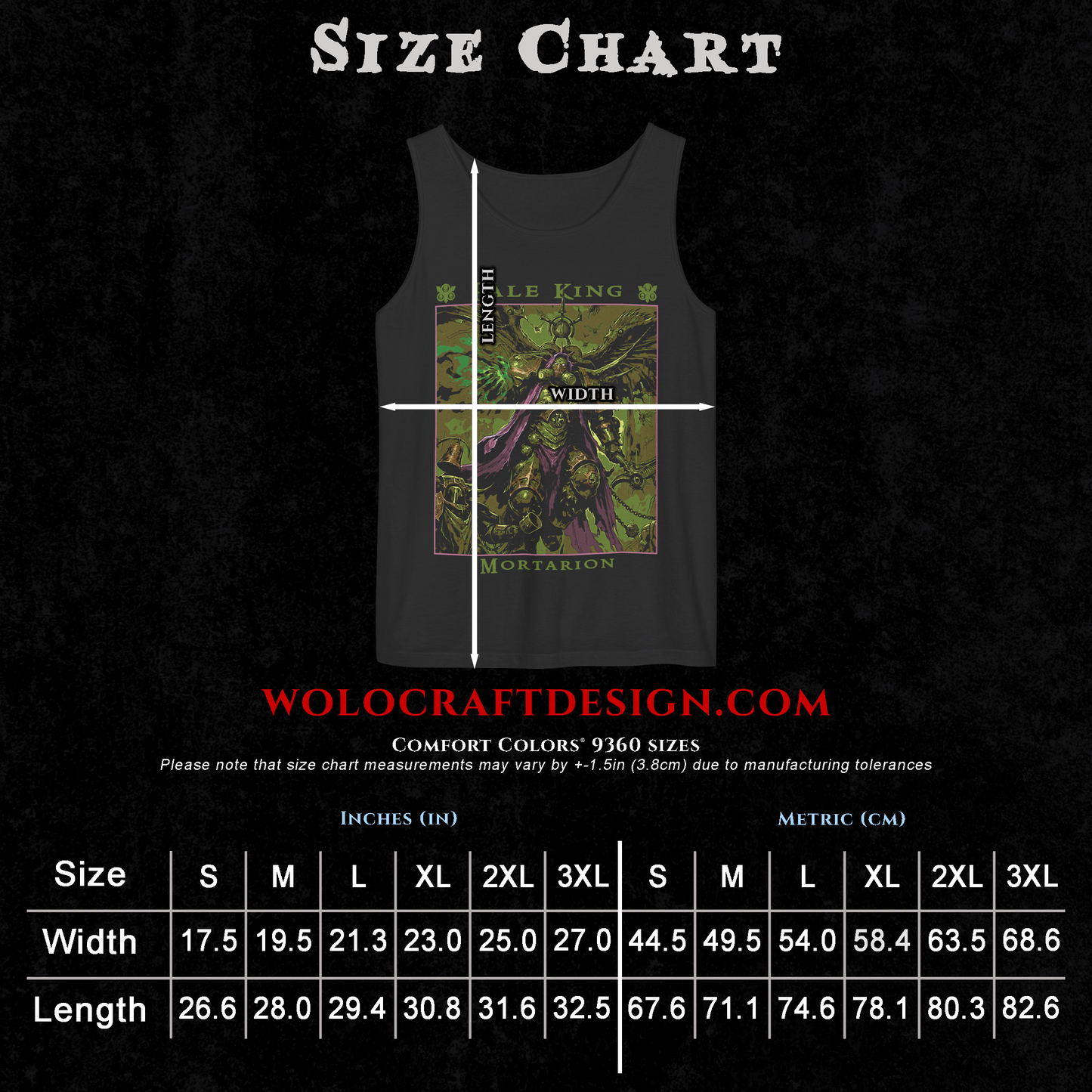 Mortarion - Pale King | Tank Top