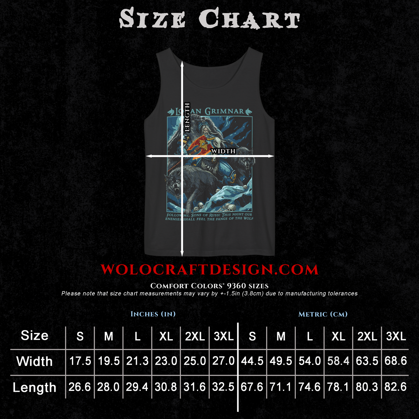 Logan Grimnar - Space Wolves | Tank Top