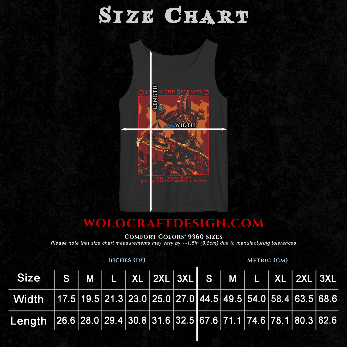 Kharn The Betrayer | Tank Top