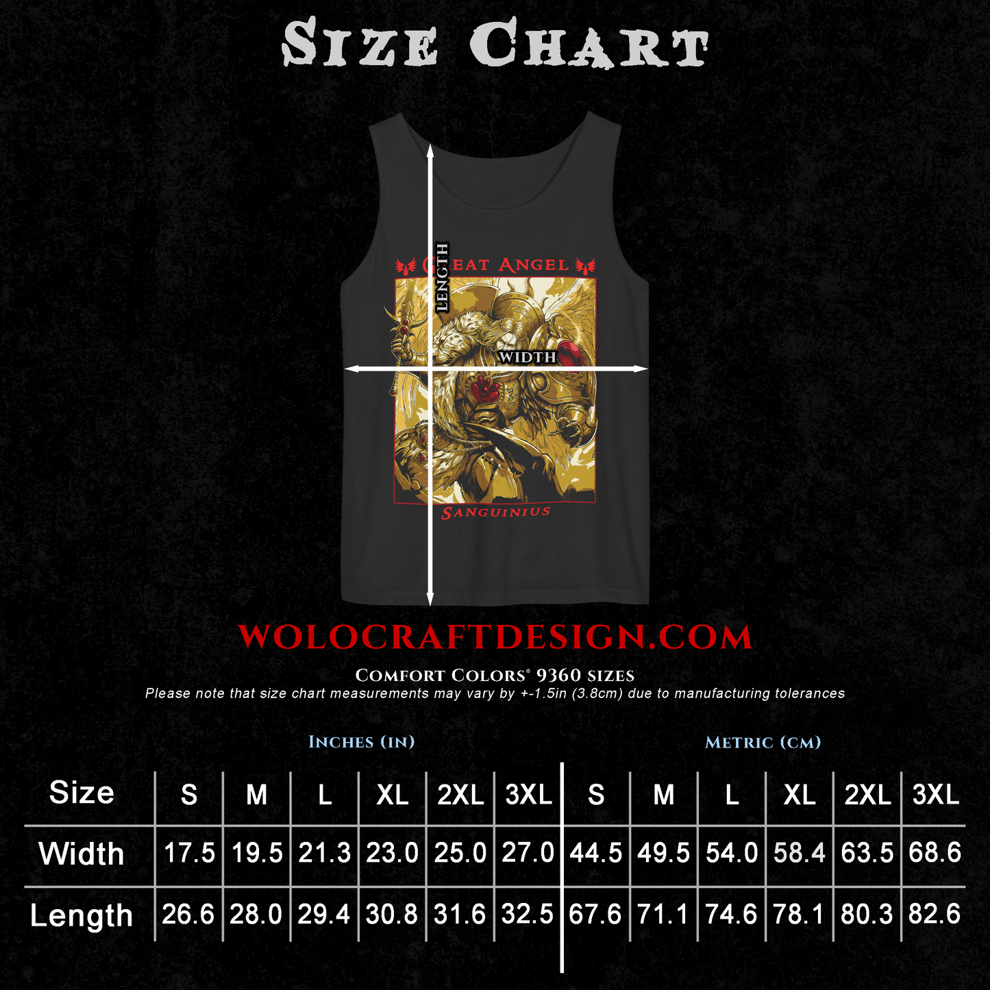 Sanguinius - Great Angel | Tank Top