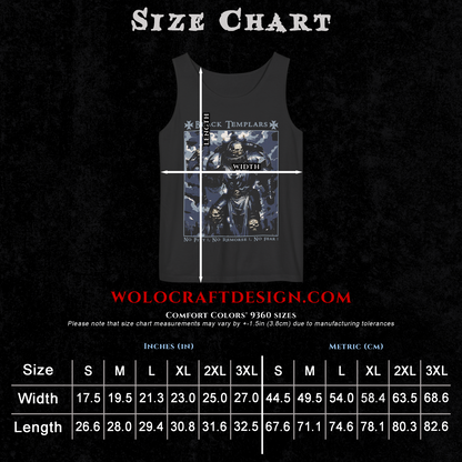 Black Templars - No Pity, No Remorse, No Fear | Tank Top