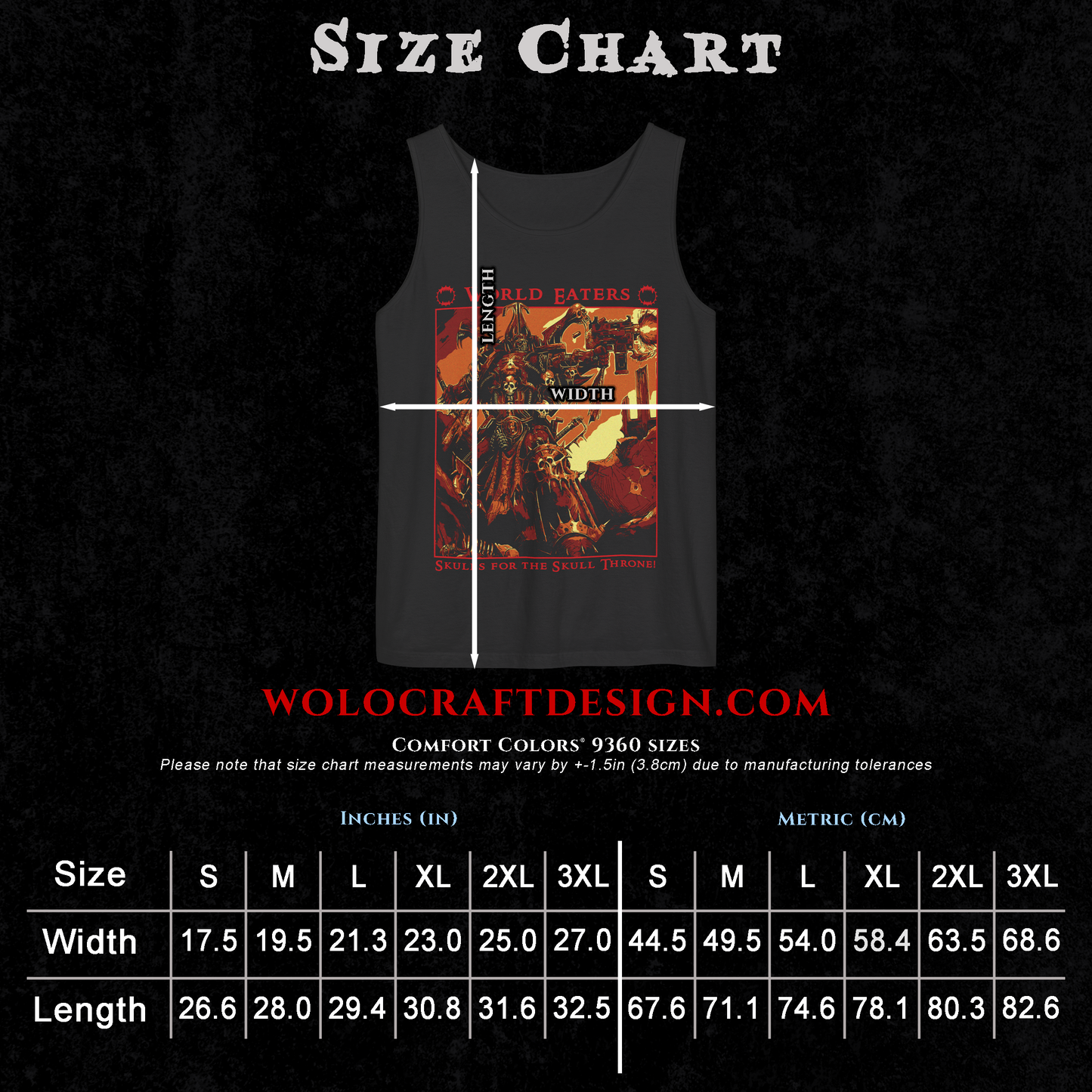World Eaters - Skull Throne | Tank Top