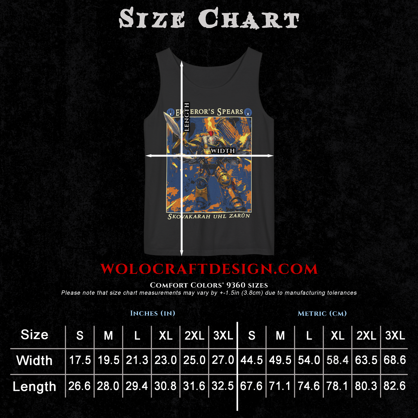 Emperor's Spears - Warhammer 40k | Tank Top