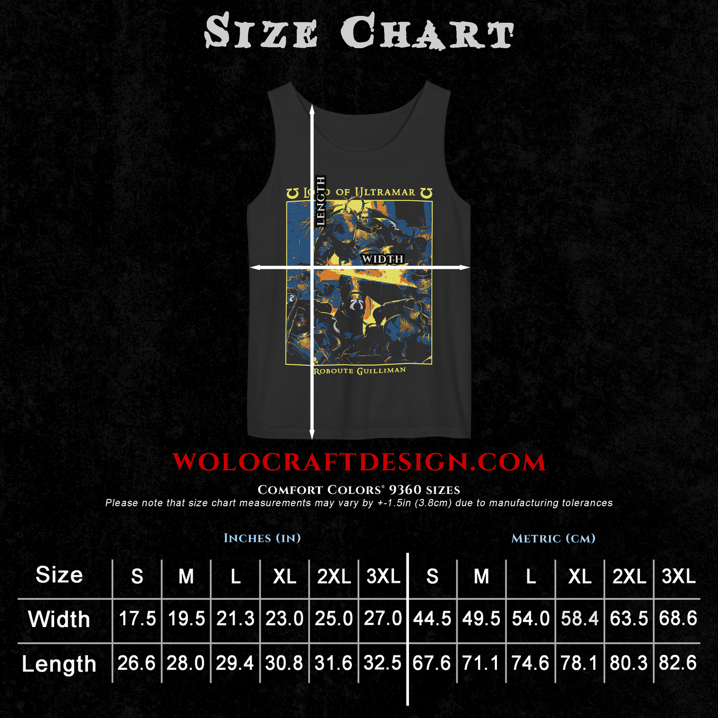 Roboute Guilliman - Lord of Ultramar | Tank Top