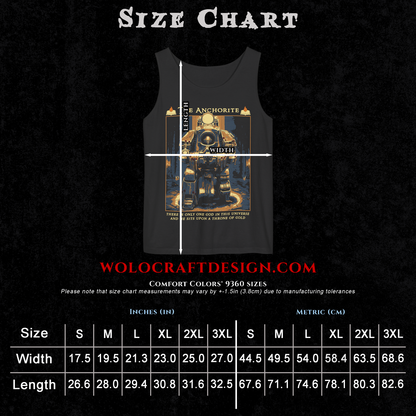 The Anchorite - Warhammer 40k | Tank Top