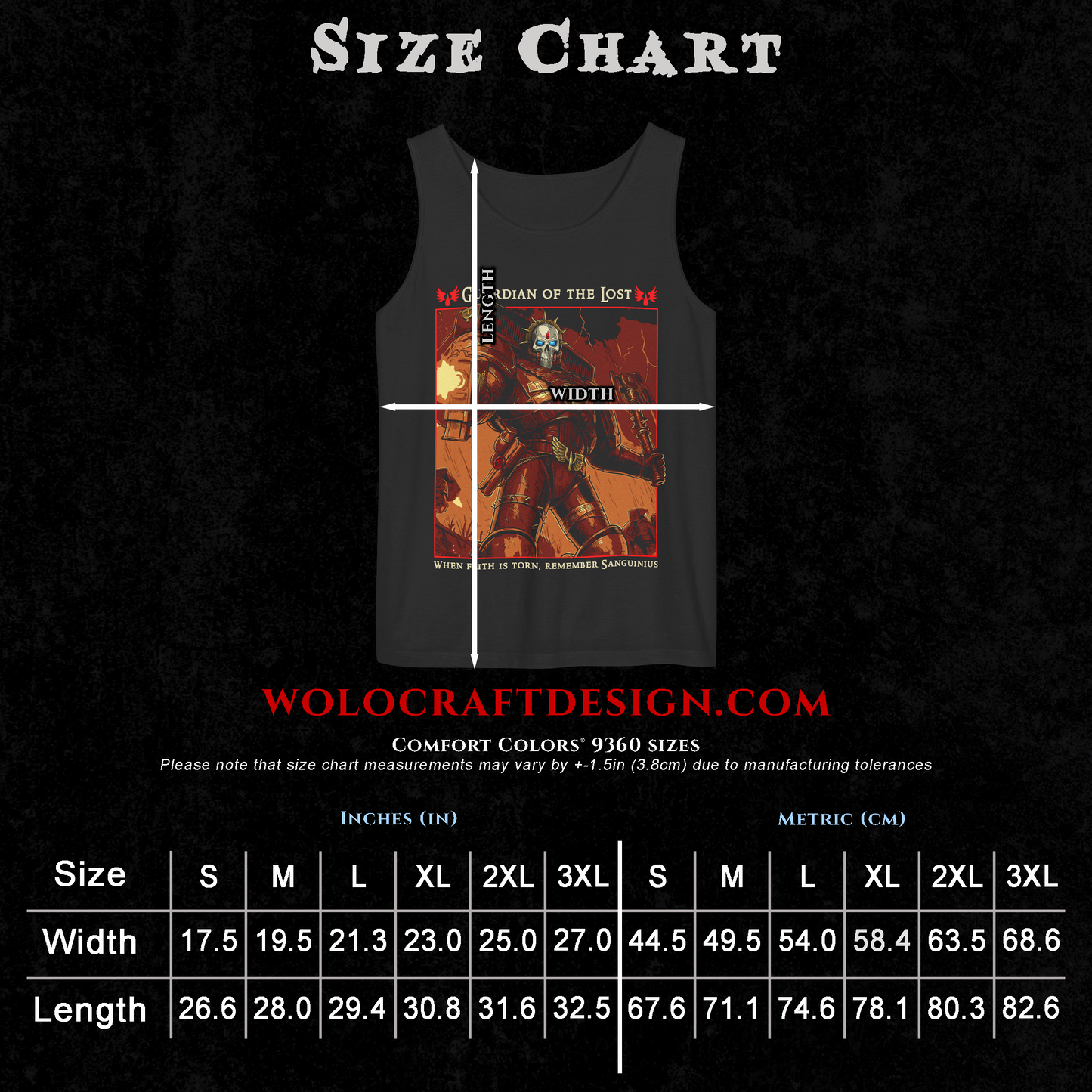 Chaplain Lemartes - Blood Angels | Tank Top
