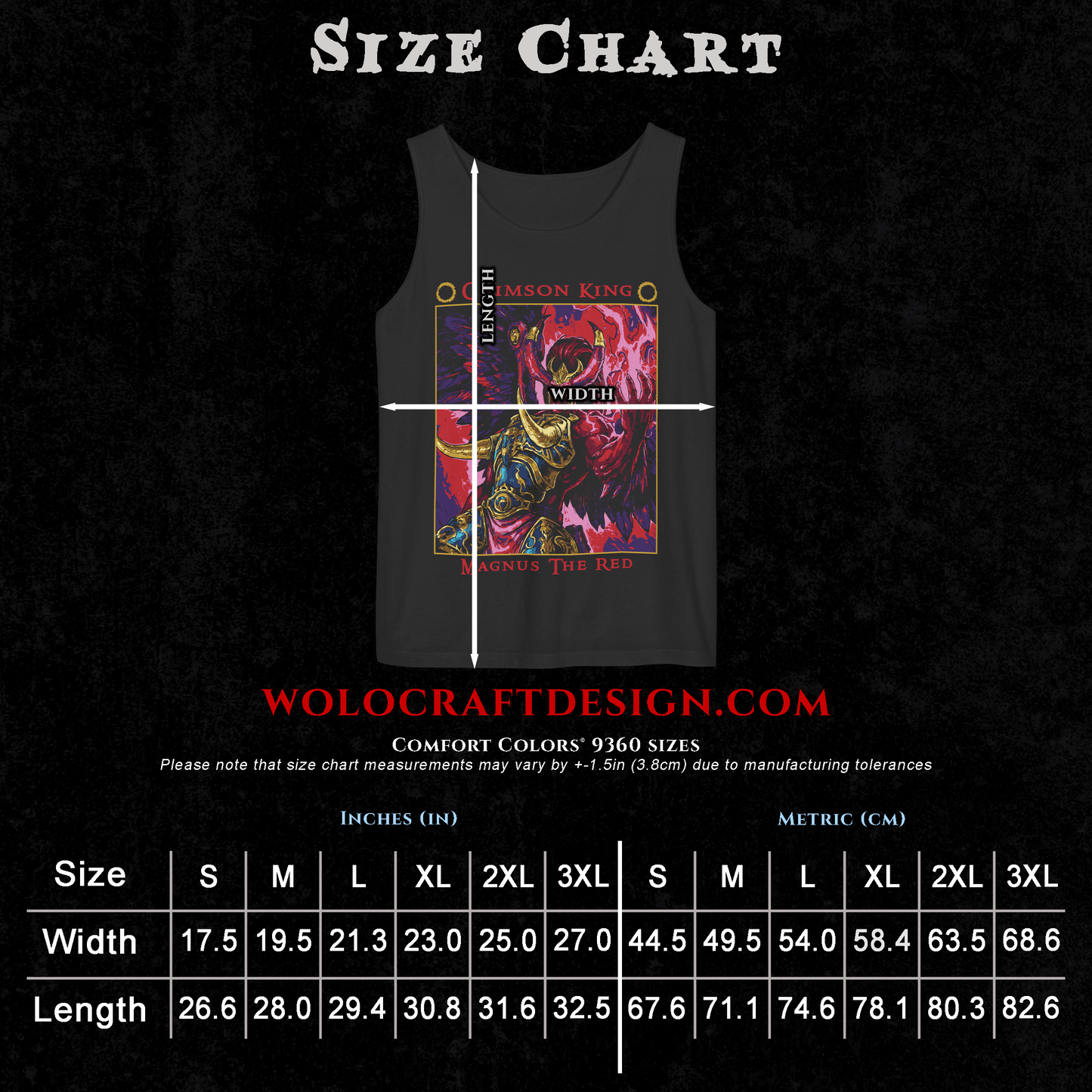 Magnus The Red - Crimson King | Tank Top