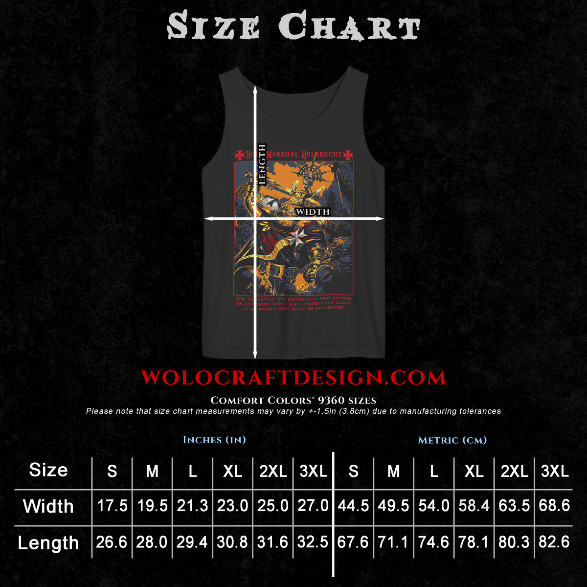 High Marshal Helbrecht - Black Templars | Tank Top
