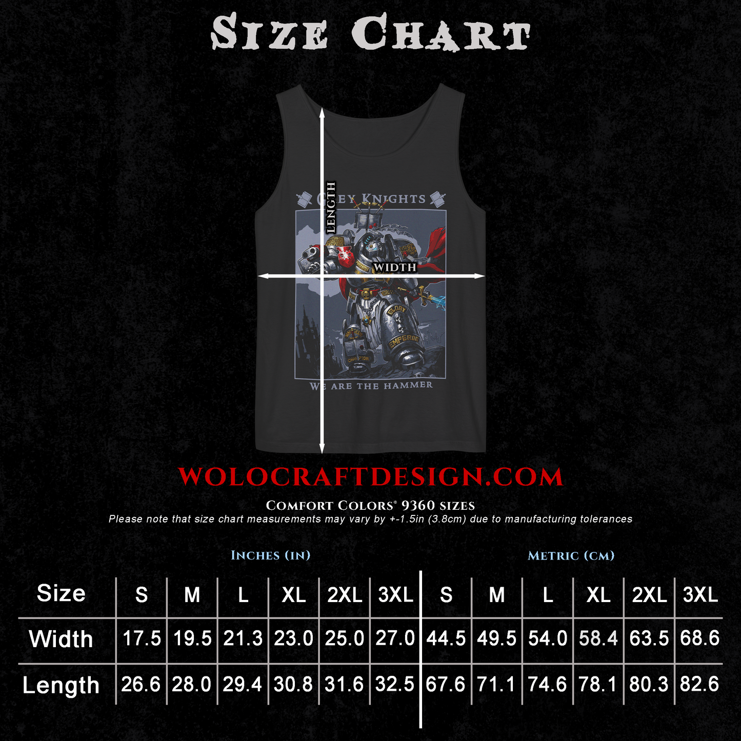 Grey Knights - We Are The Hammer | Tank Top