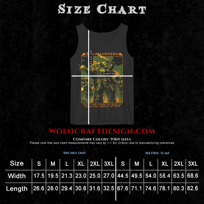 Salamanders - Unto The Anvil of War | Tank Top