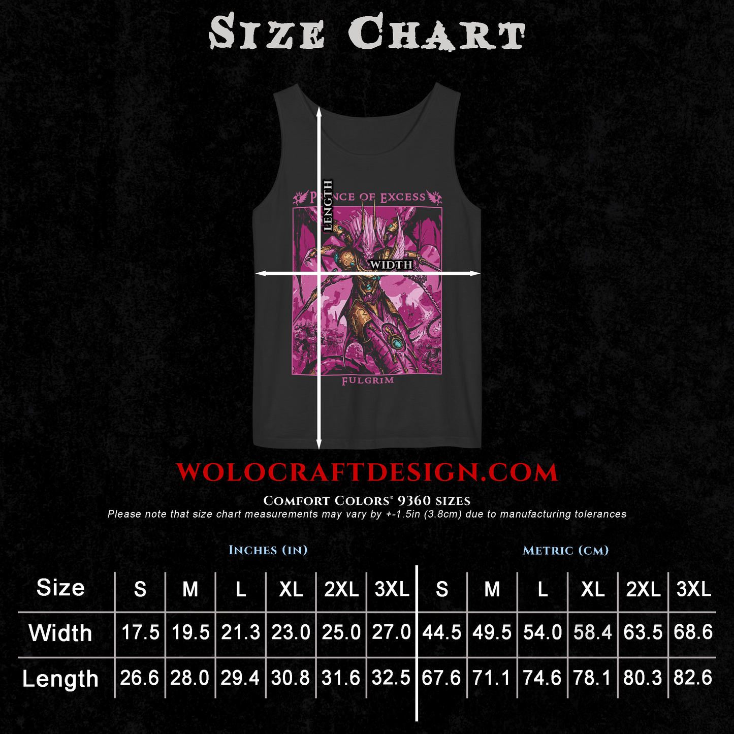 Fulgrim - Prince Of Excess | Tank Top