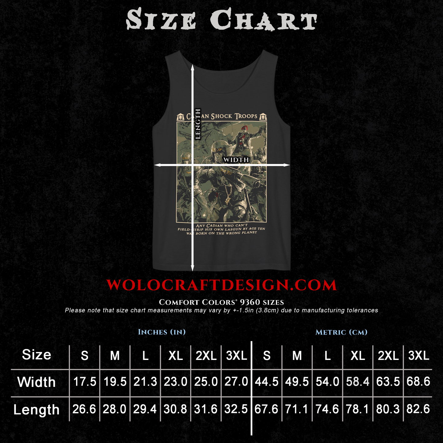 Cadian Shock Troops - Astra Militarum | Tank Top