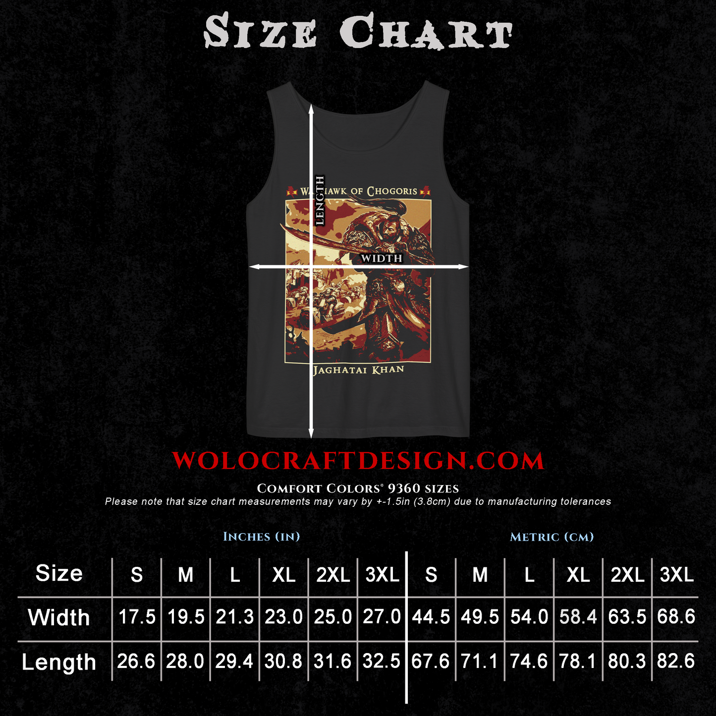 Jaghatai Khan - Warhawk of Chogoris | Tank Top
