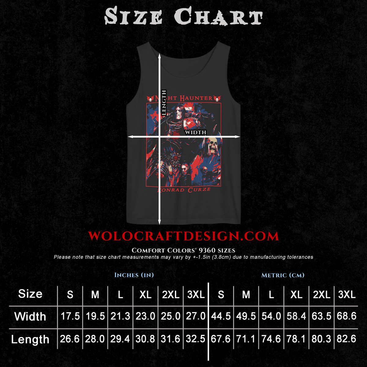 Konrad Curze - Night Haunter | Tank Top