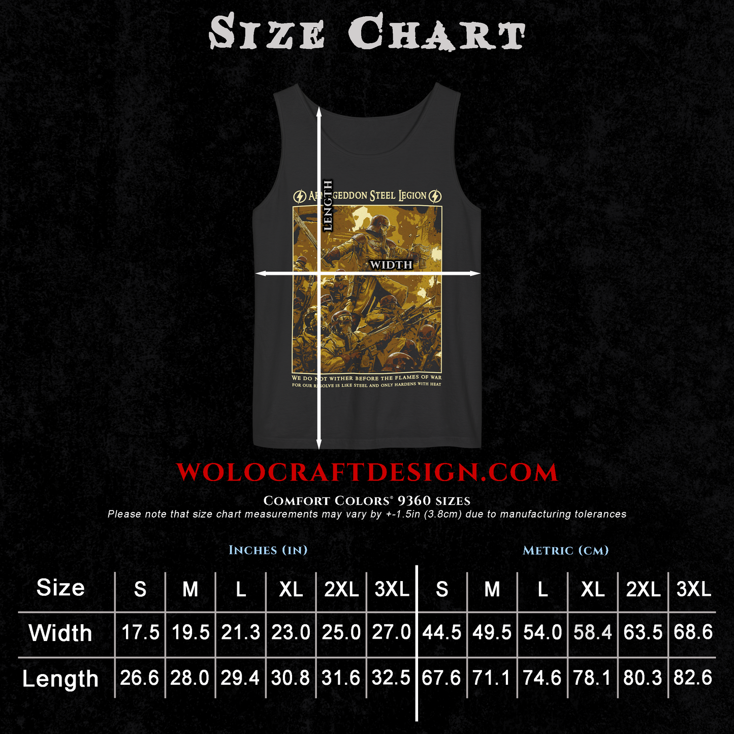 Armageddon Steel Legion | Tank Top