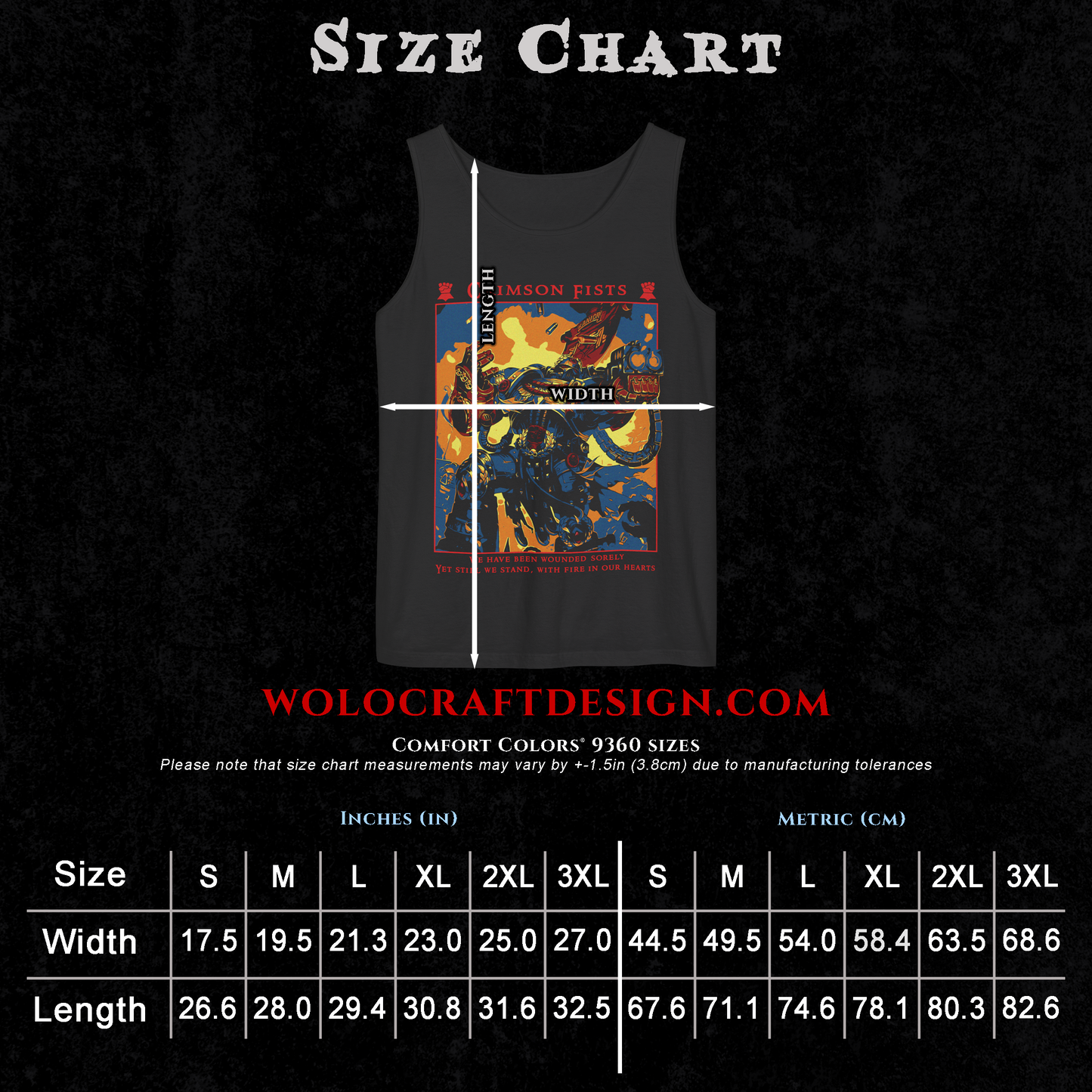 Crimson Fists - Warhammer 40k | Tank Top
