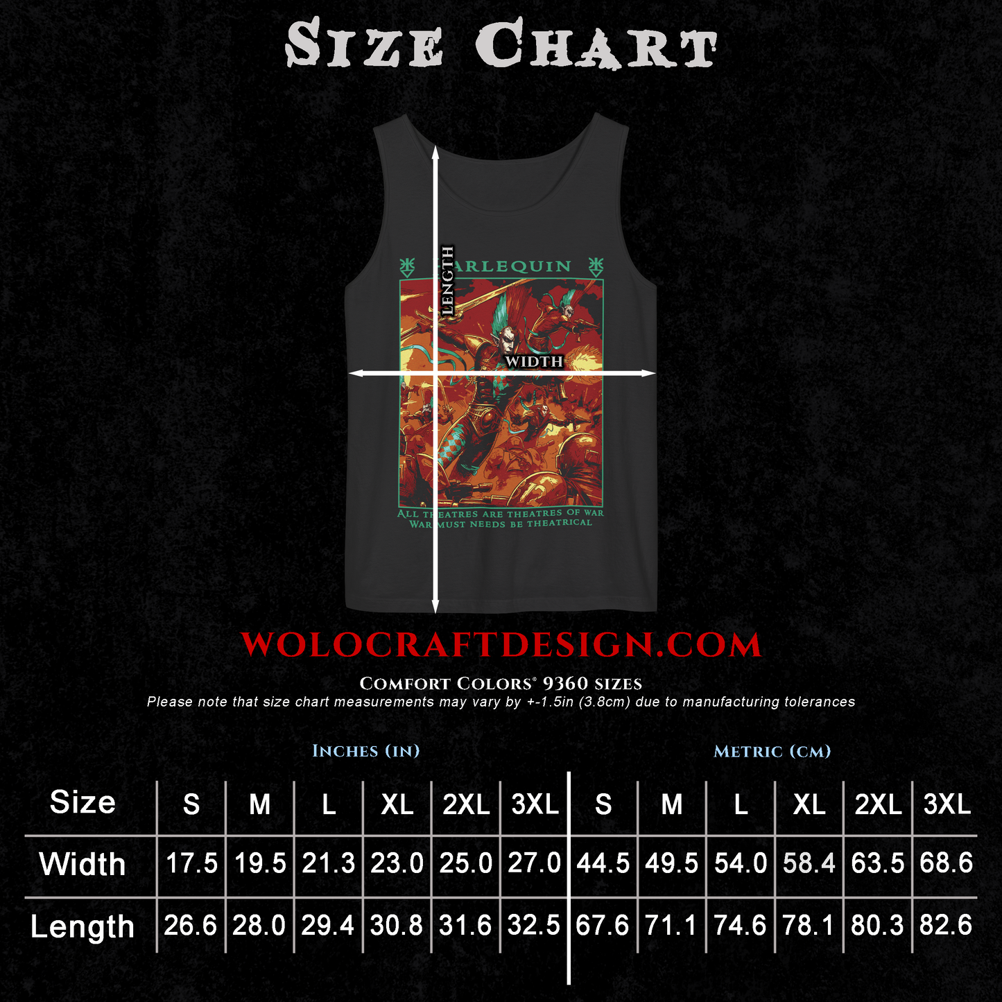 Harlequin - Warhammer 40k | Tank Top