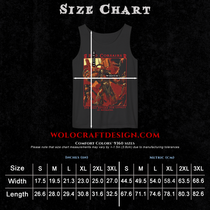 Red Corsairs Warhammer 40k | Tank Top