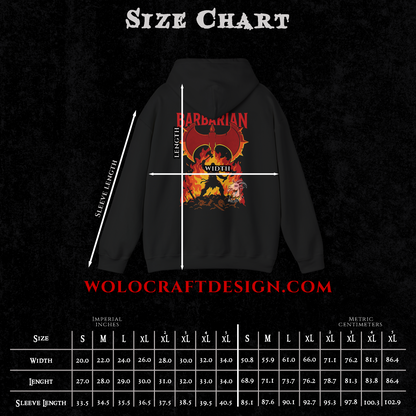"Barbarian" D&D Hoodie